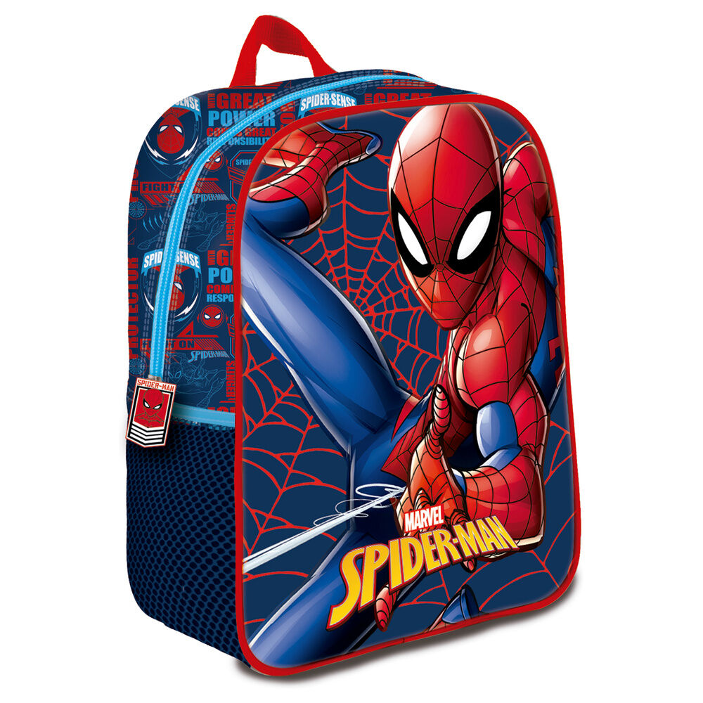 Mochila 3D azul y roja de Spider-Man Marvel