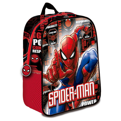 Mochila 3D de Spider-Man Marvel en rojo, azul y negro - 2