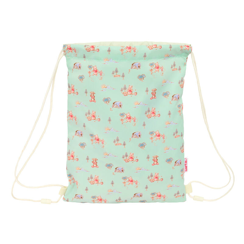 Saco crema de Winnie the Pooh y Piglet con cordones - 3