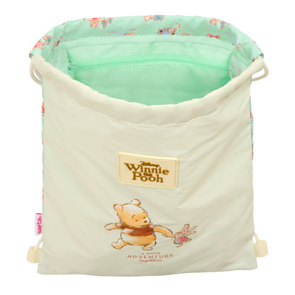 Saco crema de Winnie the Pooh y Piglet con cordones - 2