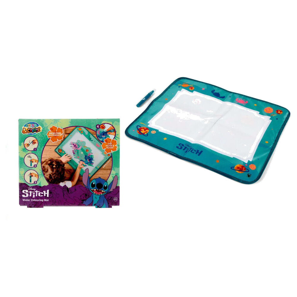 Set Stitch Disney para pintar con agua con lámina y rotulador