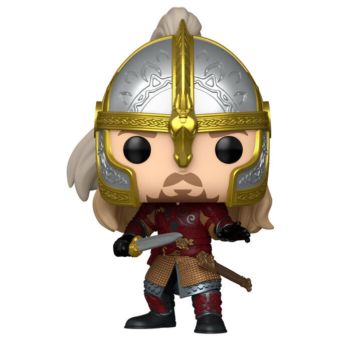 Figura Funko POP! de Éomer con casco, armadura y espada