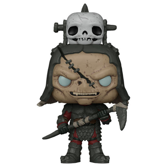 Figura Funko POP! de Guritz con armadura oscura y rostro de calavera