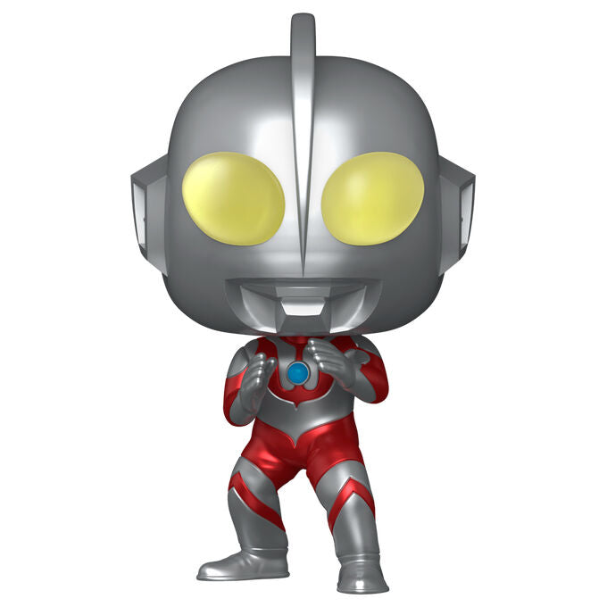 Figura Funko POP! de Ultraman con traje rojo y gris