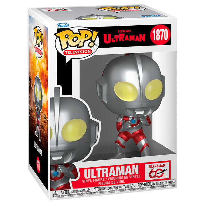 Figura Funko POP! de Ultraman con traje rojo y gris - 2