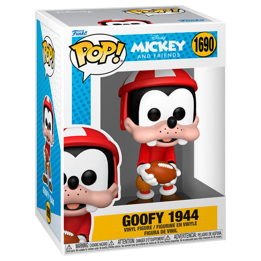 Figura Funko POP! de Goofy 1944 con casco rojo y balón de fútbol americano - 2
