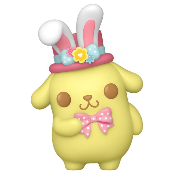Figura FUNKO Pocket POP! Egg de Pompompurin con tocado floral y pajarita rosa - 2