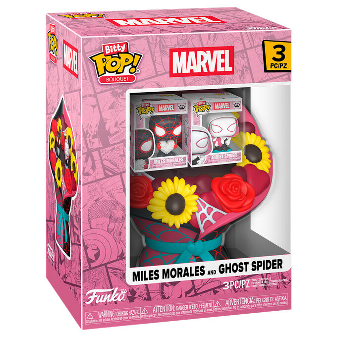 Bouquet FUNKO Bitty POP! de Marvel con Miles Morales y Ghost Spider - 2
