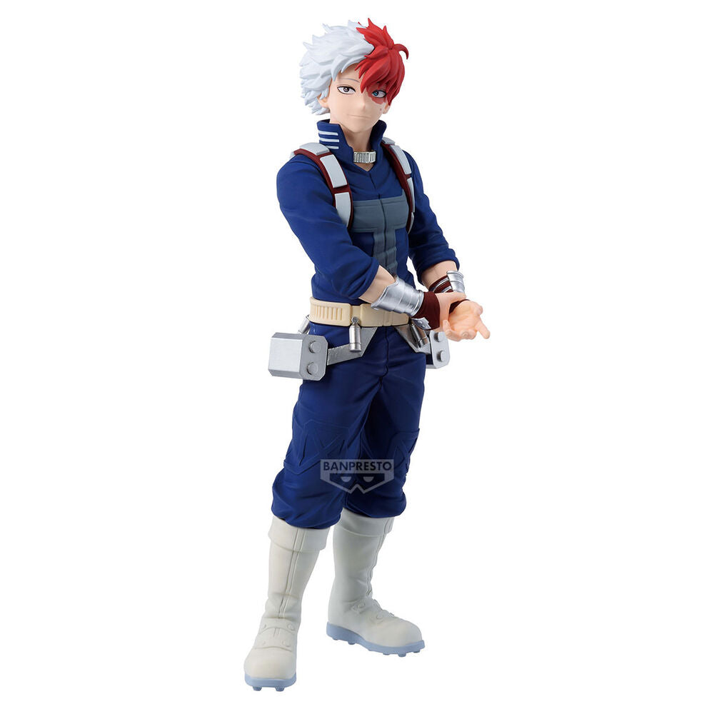 Figura de Shoto Todoroki de My Hero Academia con uniforme azul