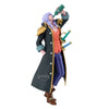 Figura de Captain John de One Piece con abrigo, dos espadas y botella