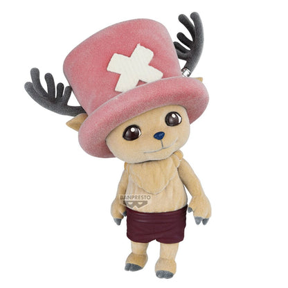 Figura Chopper Big Fluffy Puffy de One Piece con sombrero rosa