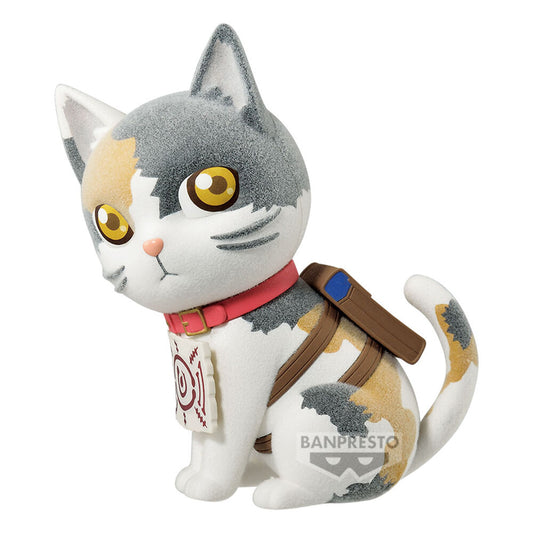 Figura de Chachamaru de Demon Slayer con collar rojo y arnés