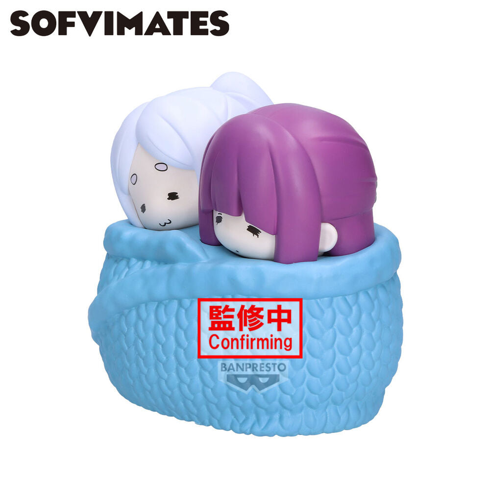 Figura Sofvimates de Frieren y Fern sobre una base azul - 2