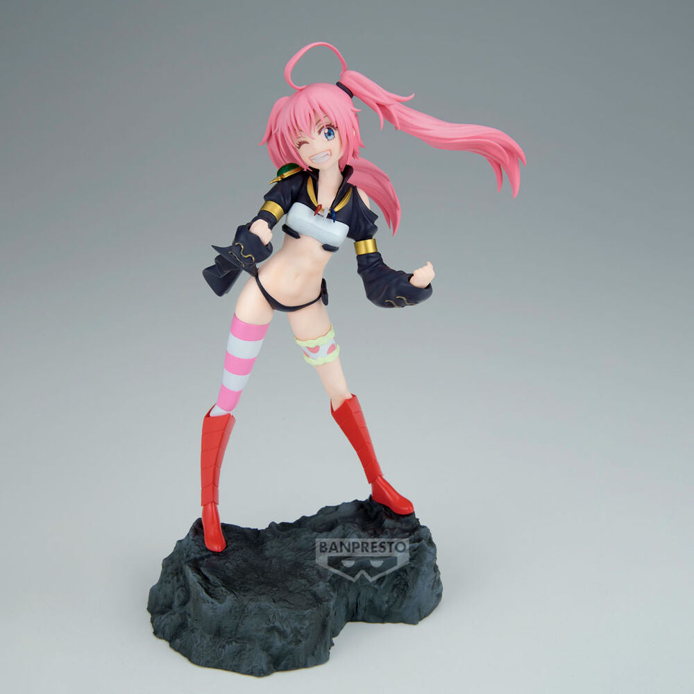Figura de Milim Nava BANPRESTO sobre una base rocosa - 2
