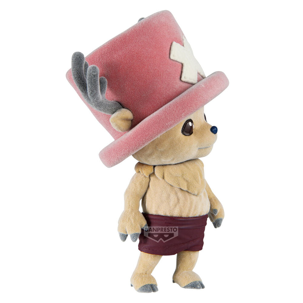 Figura Chopper Big Fluffy Puffy de One Piece con sombrero rosa - 2