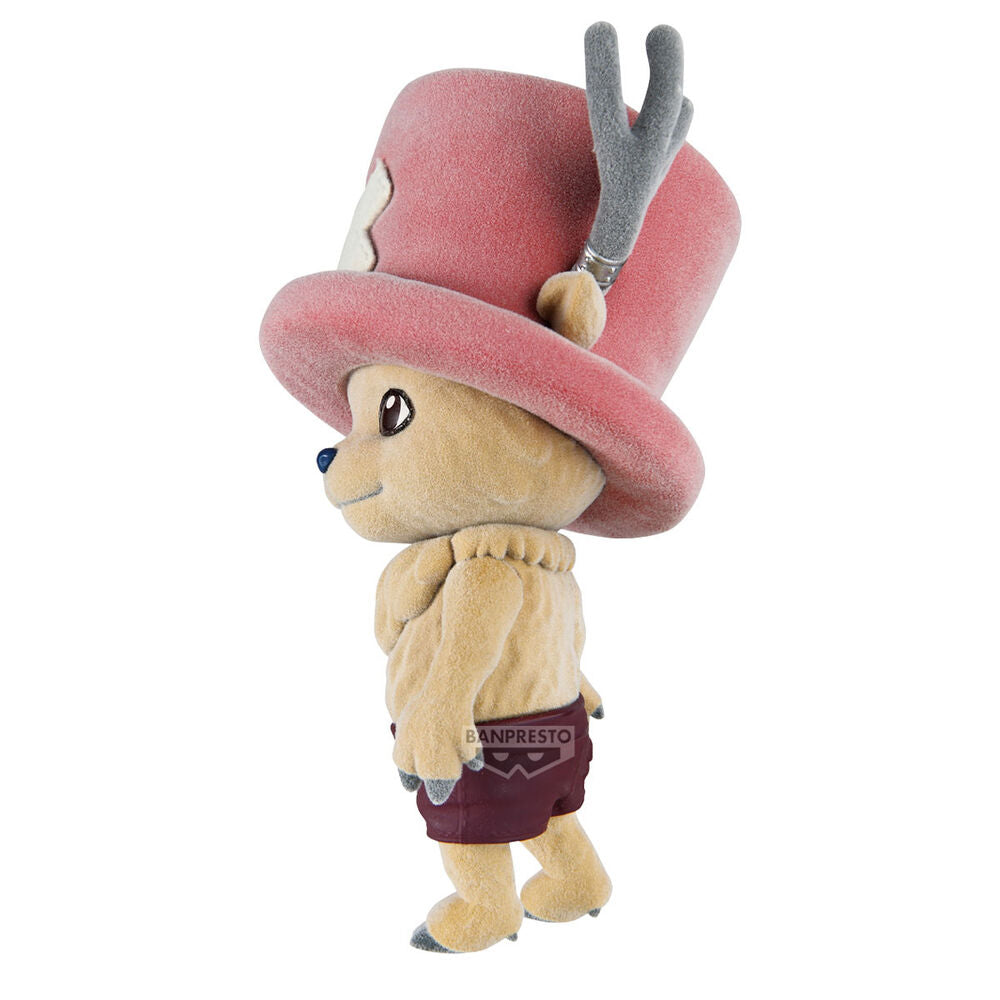 Figura Chopper Big Fluffy Puffy de One Piece con sombrero rosa - 3