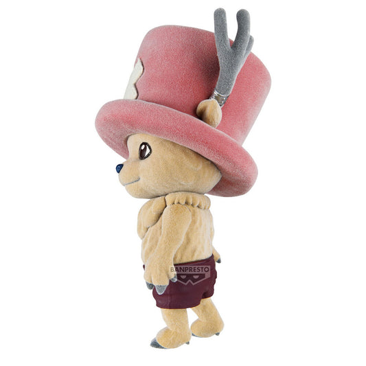 Figura Chopper Big Fluffy Puffy de One Piece con sombrero rosa - 3