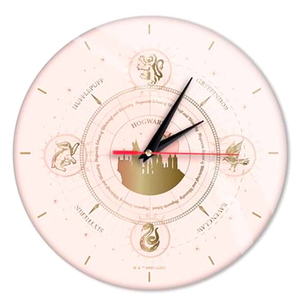 Reloj de pared Harry Potter con diseño de Hogwarts