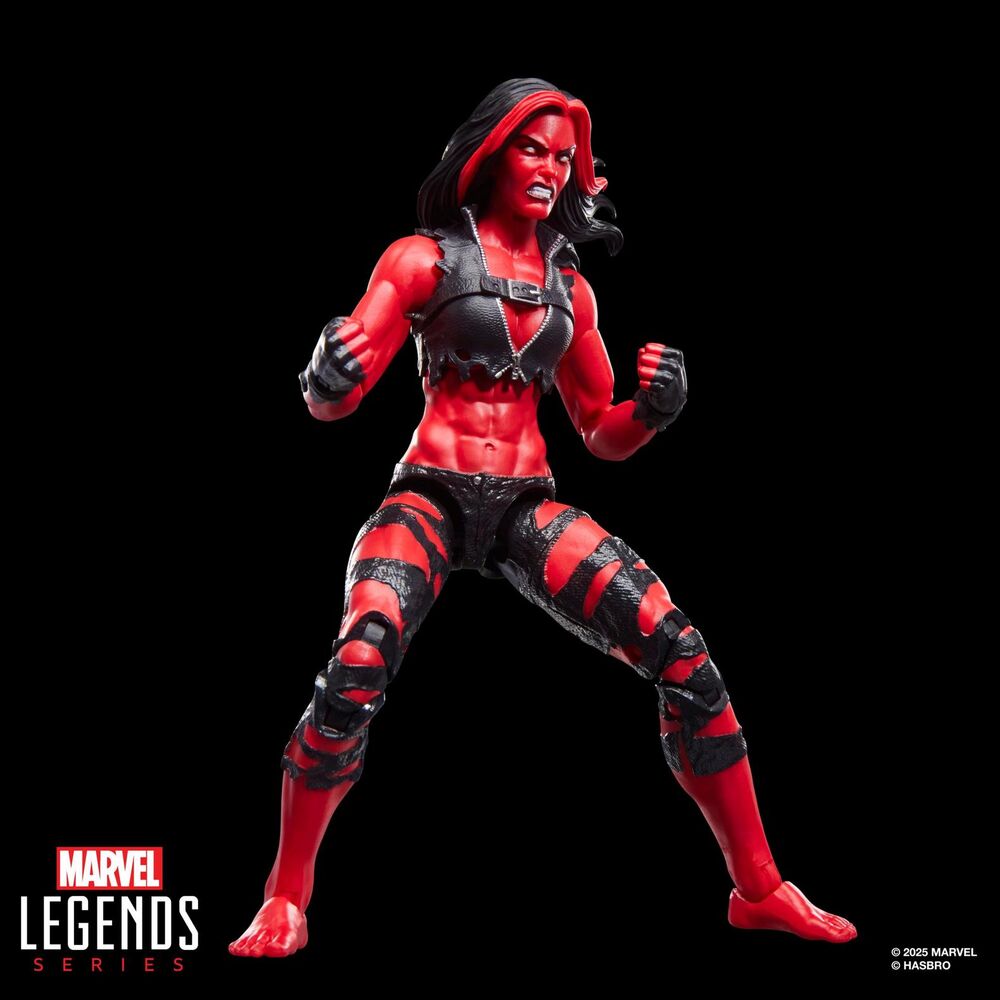 Figura articulada Red She-Hulk Marvel Legends con accesorios - 14