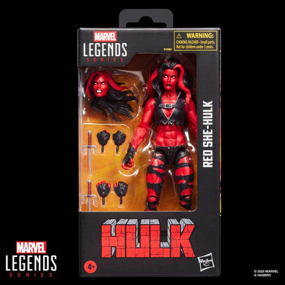 Figura articulada Red She-Hulk Marvel Legends con accesorios - 10