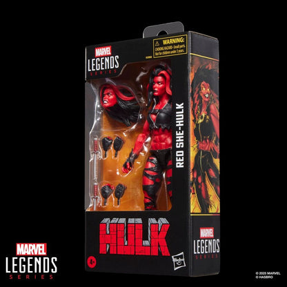 Figura articulada Red She-Hulk Marvel Legends con accesorios - 17