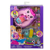 Cofre bolso Polly Pocket Mamá y bebé erizo con accesorios