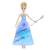 Muñeca Cenicienta Disney con vestido azul, tiara y varita