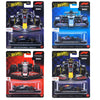Surtido de coches Premium F1 Hot Wheels de Mattel en blíster