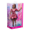 Muñeca Barbie Deluxe Style con vestido rosa metálico y accesorios