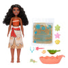 Muñeca Vaiana Disney con arena moldeable, accesorios y tortuga