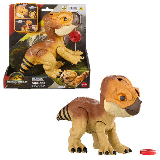 Dinosaurio Aquilops Dolores interactivo de Jurassic World
