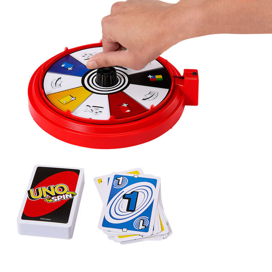 Caja del juego de cartas MATTEL UNO Spin con ruleta - 3