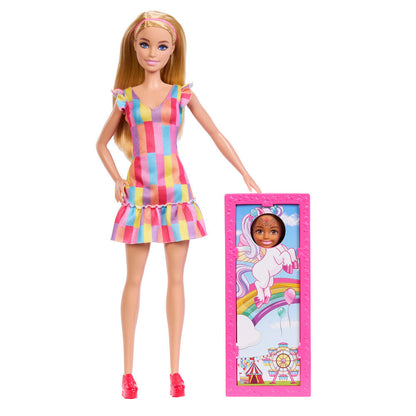 Set Barbie con dos muñecas, puesto de maquillaje y accesorios - 3