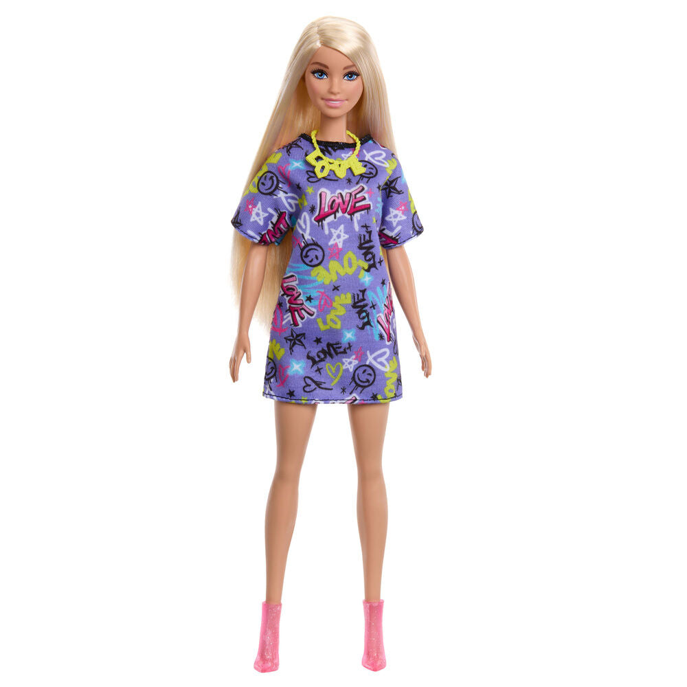 Muñeca Barbie Fashionista con ropa y accesorios para crear tres looks - 4