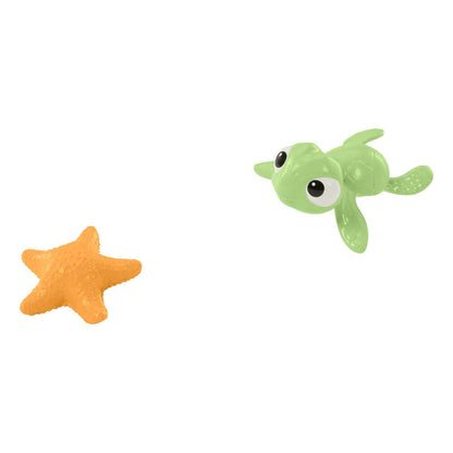 Muñeca Vaiana Nadadora de Disney Vaiana 2 con tortuga y estrella de mar - 4