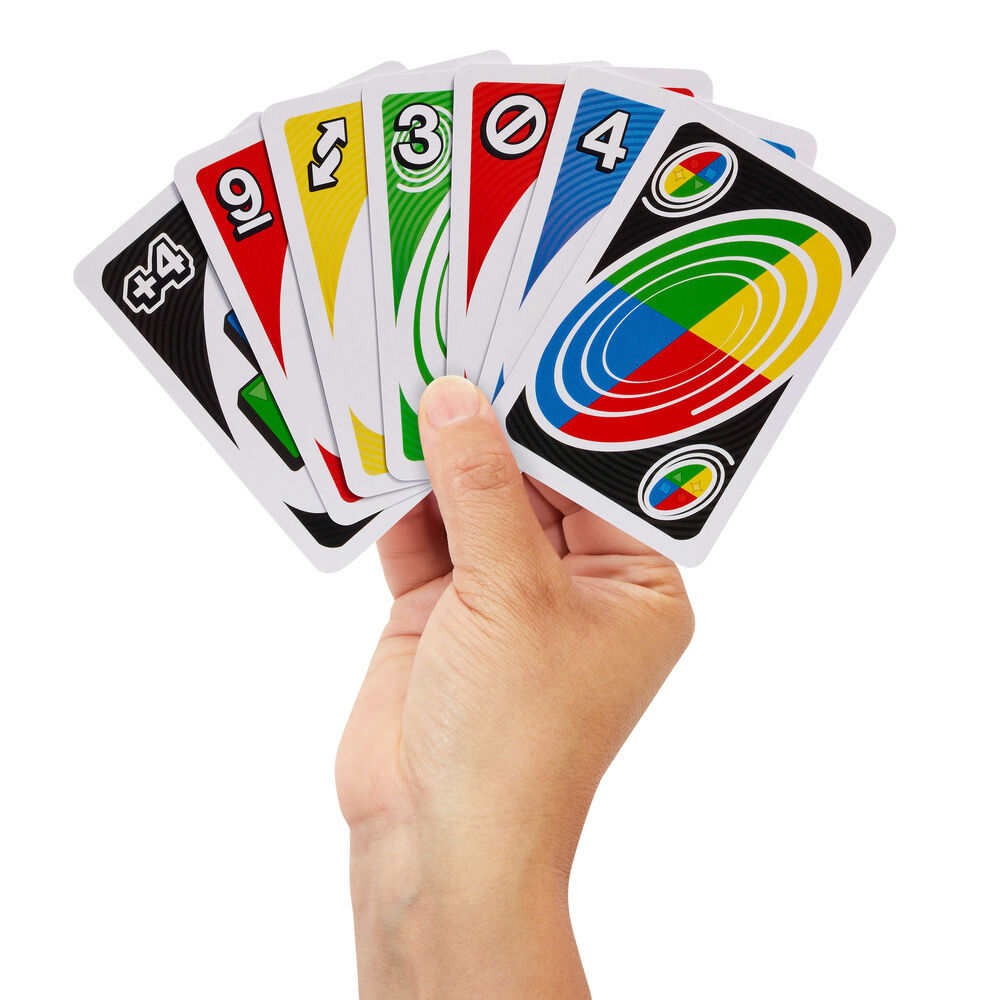 Caja del juego de cartas MATTEL UNO Spin con ruleta - 4