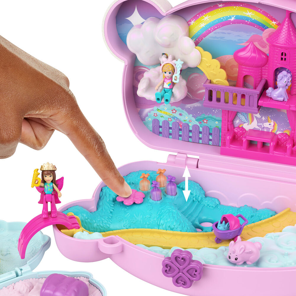 Estuche 2 en 1 Polly Pocket con conejitos y accesorios - 4