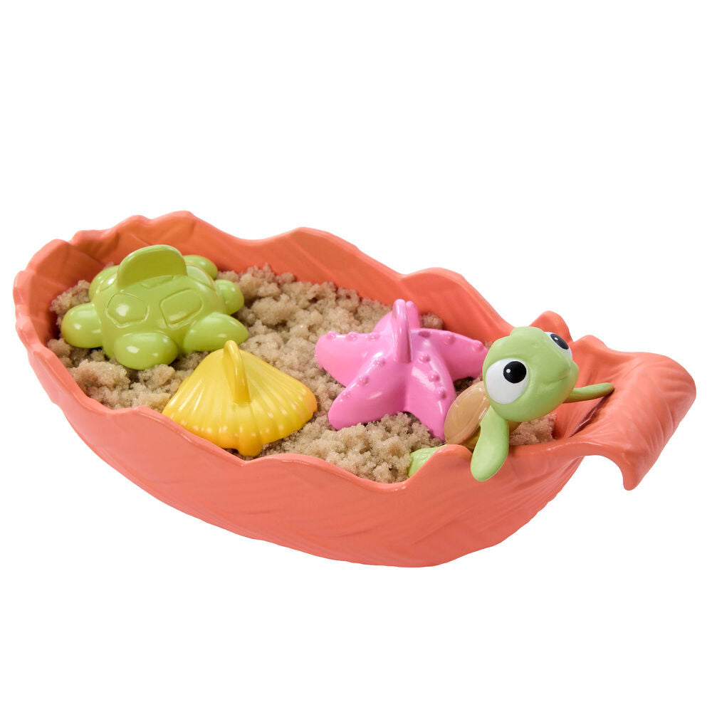 Muñeca Vaiana Disney con arena moldeable, accesorios y tortuga - 4