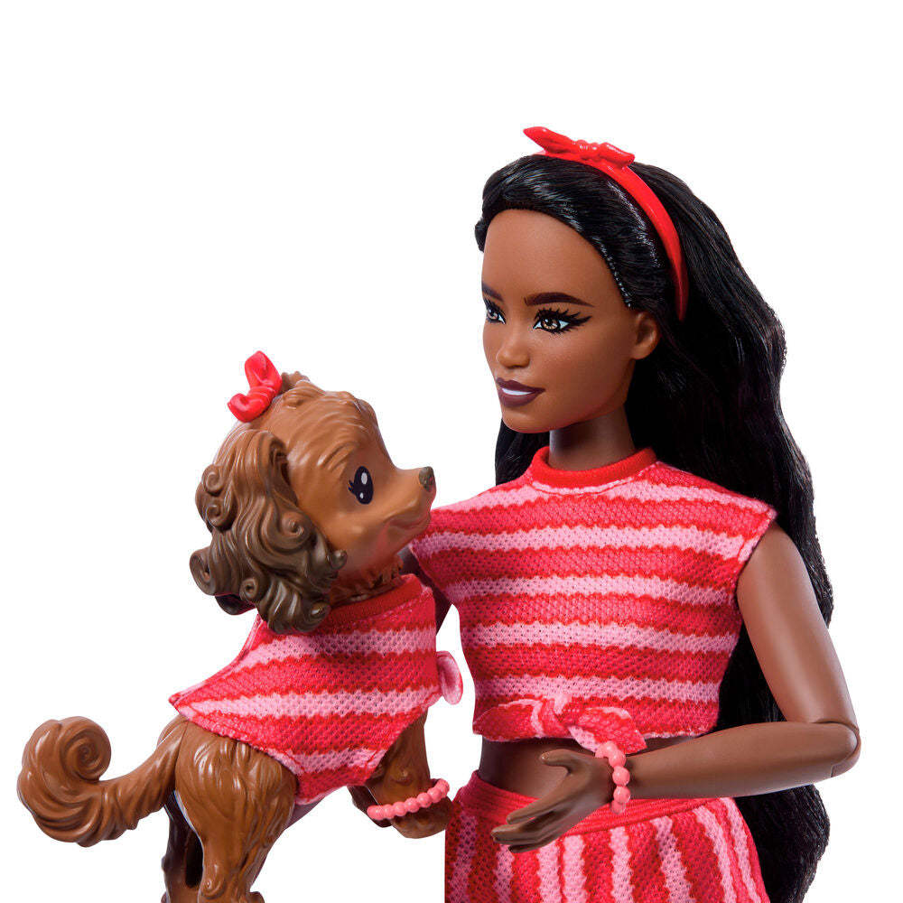 Muñeca Barbie Brookling con cachorro y looks a juego - 5