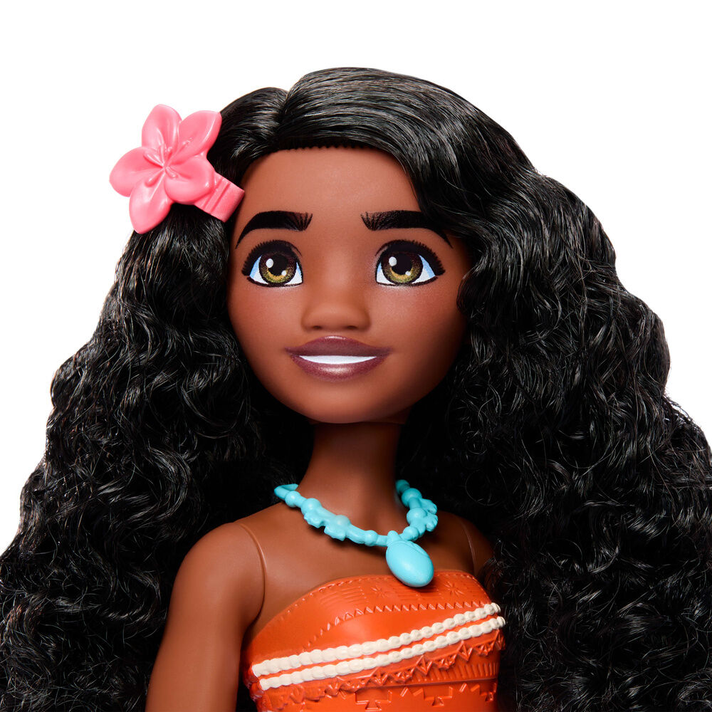 Muñeca Vaiana Disney con arena moldeable, accesorios y tortuga - 5