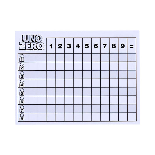 Caja del juego de cartas Mattel UNO Zero - 6