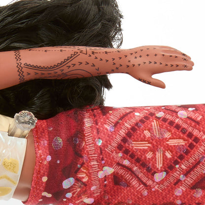 Muñeca Vaiana Nadadora de Disney Vaiana 2 con tortuga y estrella de mar - 6
