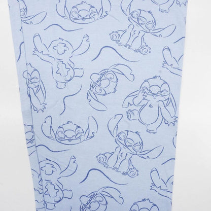 Pijama Stitch Disney adulto azul claro de manga larga - 4