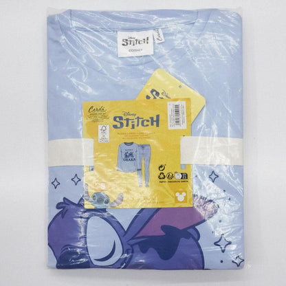 Pijama Stitch Disney adulto azul claro de manga larga - 5