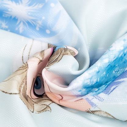 Bañador infantil Frozen Disney azul claro con Elsa y volantes - 3