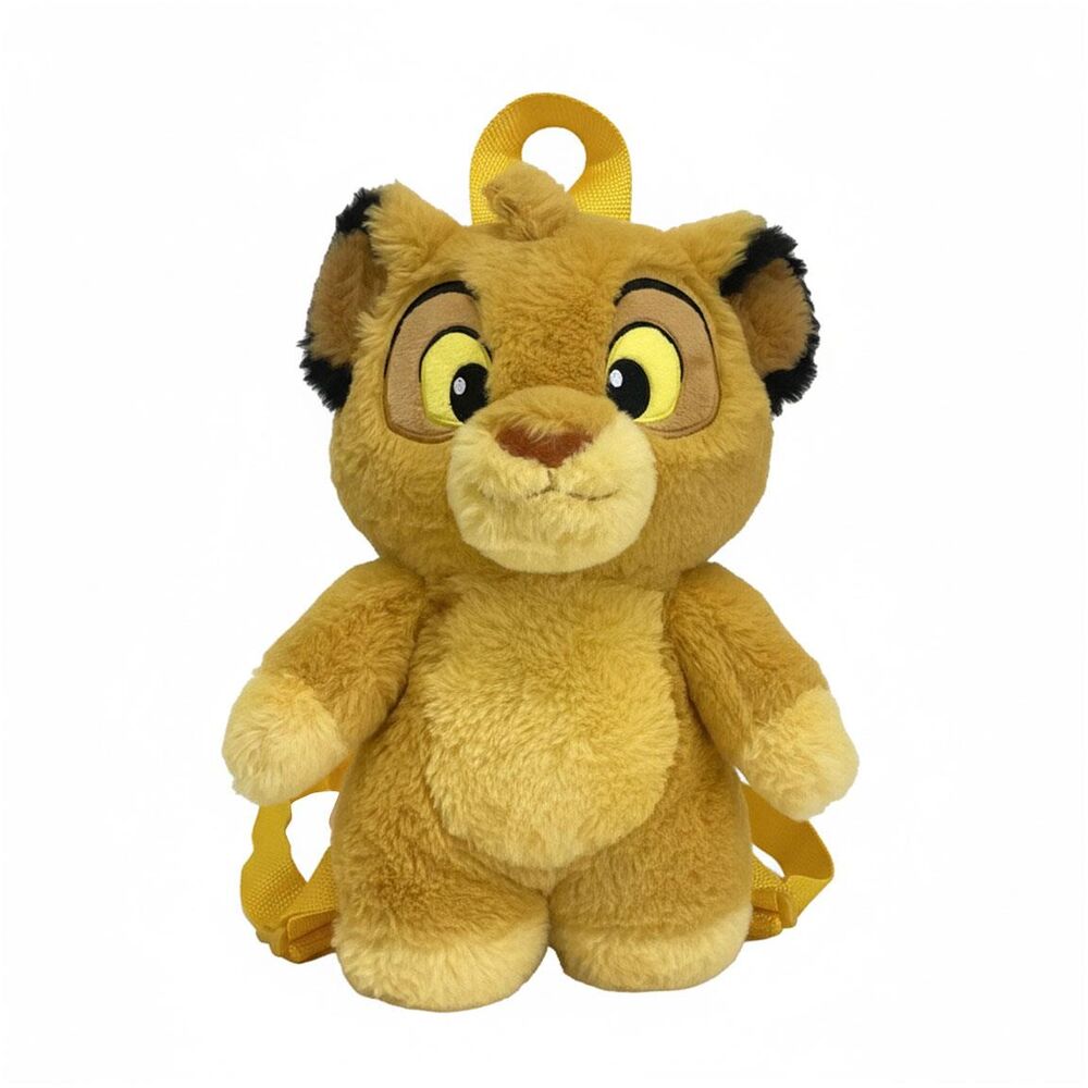 Mochila de peluche de El Rey León Disney con forma de cachorro de león