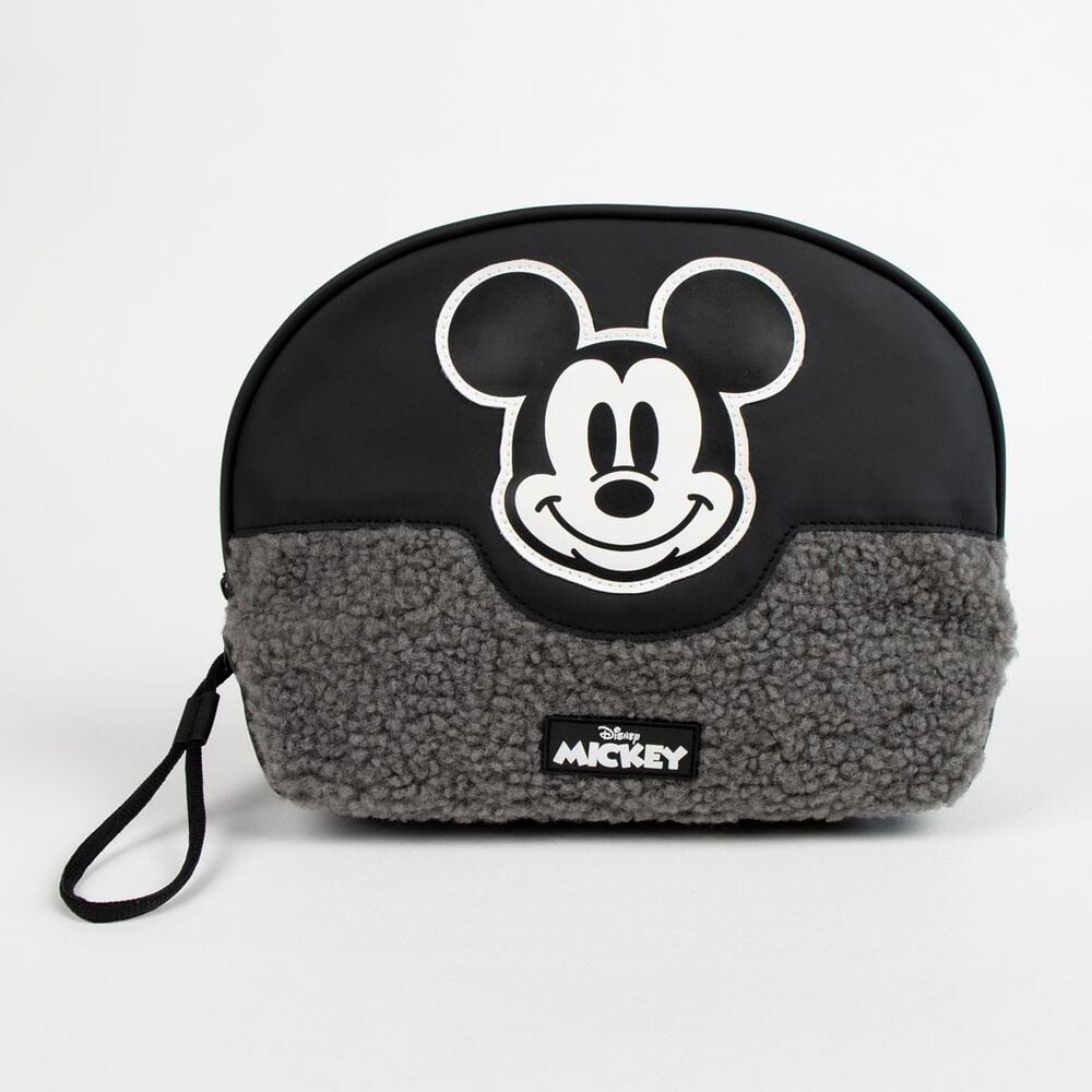 Neceser Mickey Disney CERDÁ negro y gris con cremallera - 2