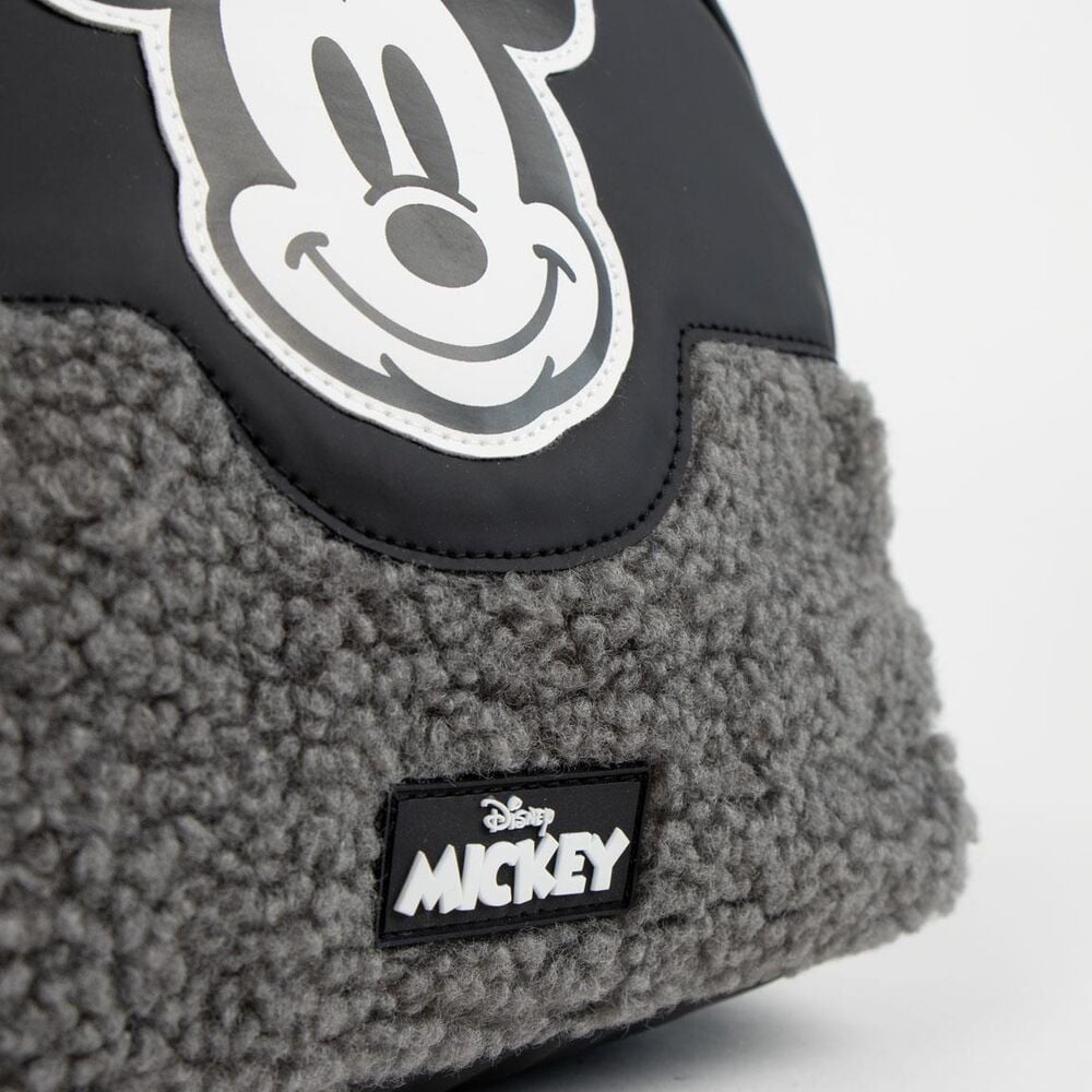 Neceser Mickey Disney CERDÁ negro y gris con cremallera - 4