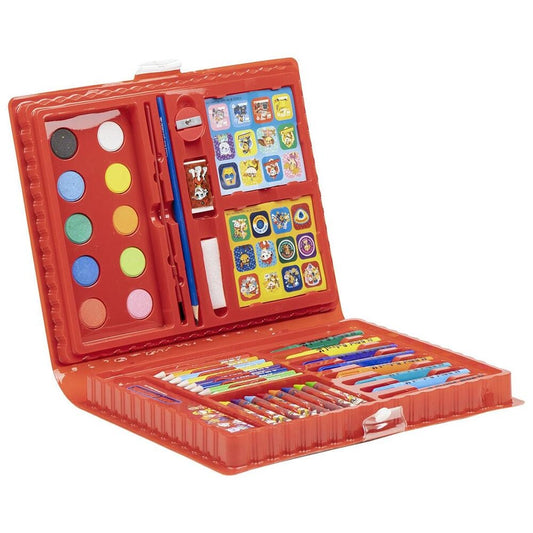Maletín de papelería para colorear Paw Patrol con lápices y acuarelas - 3