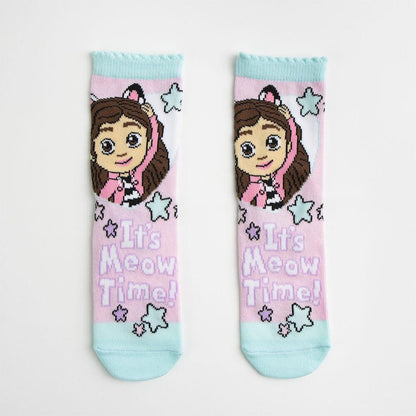 Set de calcetines de La Casa de Muñecas de Gabby en rosa y azul claro - 4